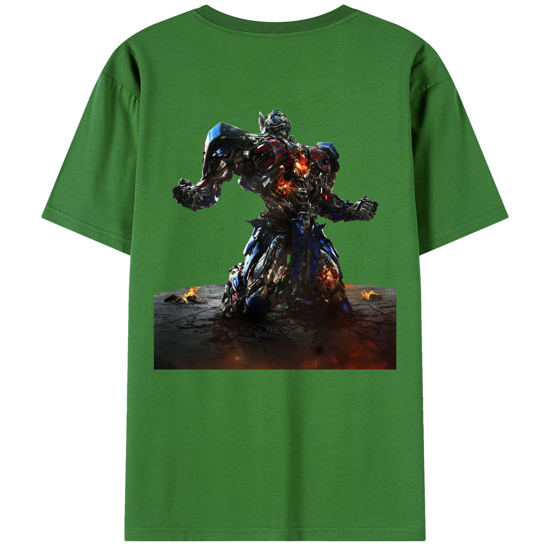（画像用） Transformers トランスフォーマー レディース半袖Tシャツ(バックプリント)